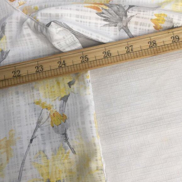 Alfred Dunner Shirt Womens XL White Floral Butterfly Button Front 3/4 Sleeve - Picture 12 of 16